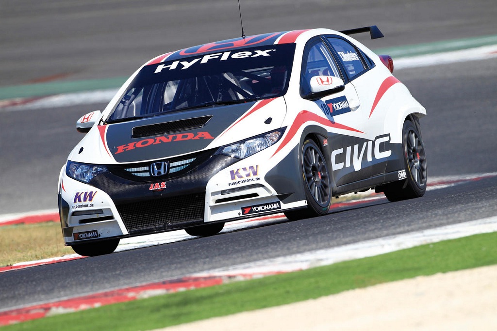 Tiago Monterio deltager for første gang i den nye Honda Civic
(Foto: Honda Motor Europe - Denmark)